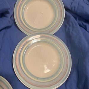 Vintage SIG11 Collection by Signature Stoneware – 3 Bowls, 3 Plates, 4 Saucers